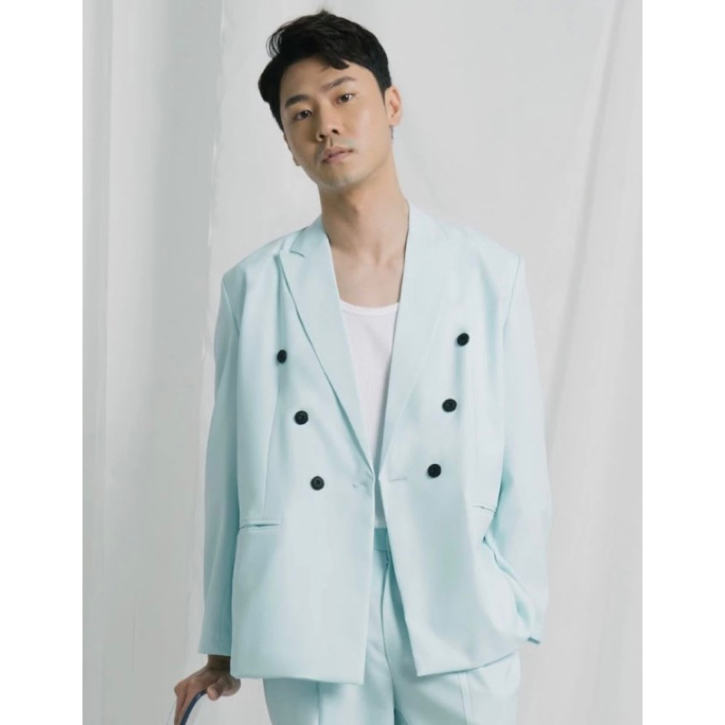 PRELOVED Denzel Light Blue Blazer