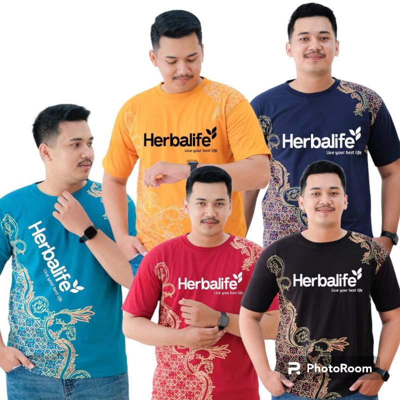 KAOS BATIK KATUN LENGAN PENDEK