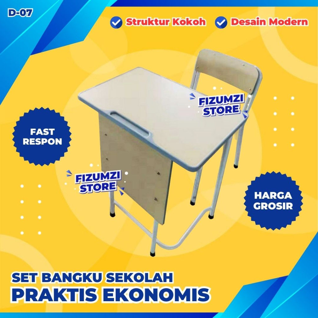 Mebel Sekolah, Mebeler Sekolah, Furnitur Sekolah, Meubelair Sekolah Type D-07
