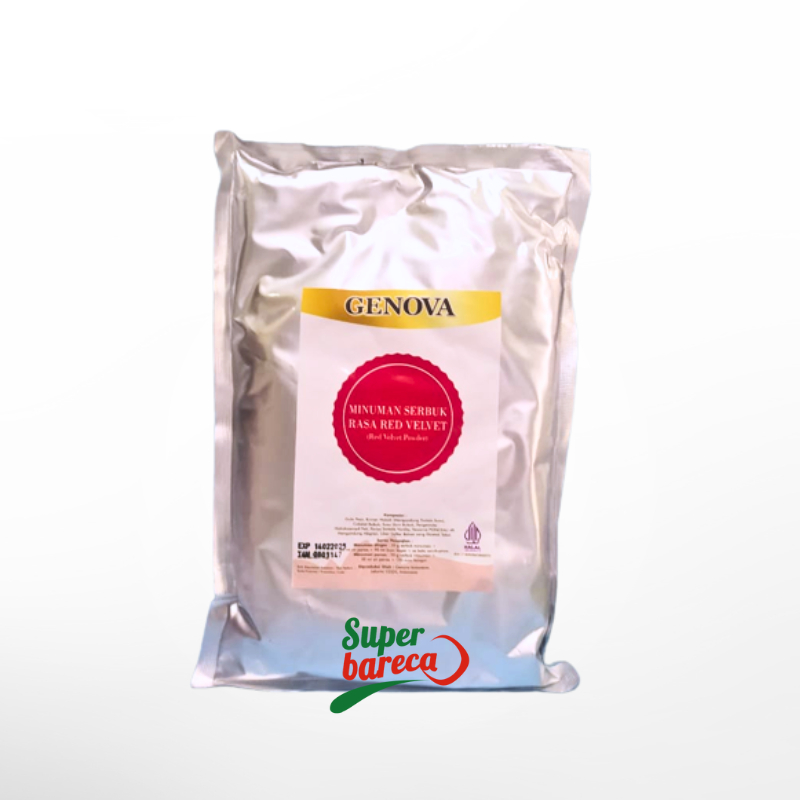 

Genova Powder Red Velvet 1 Kg - Bubuk Minuman Premium