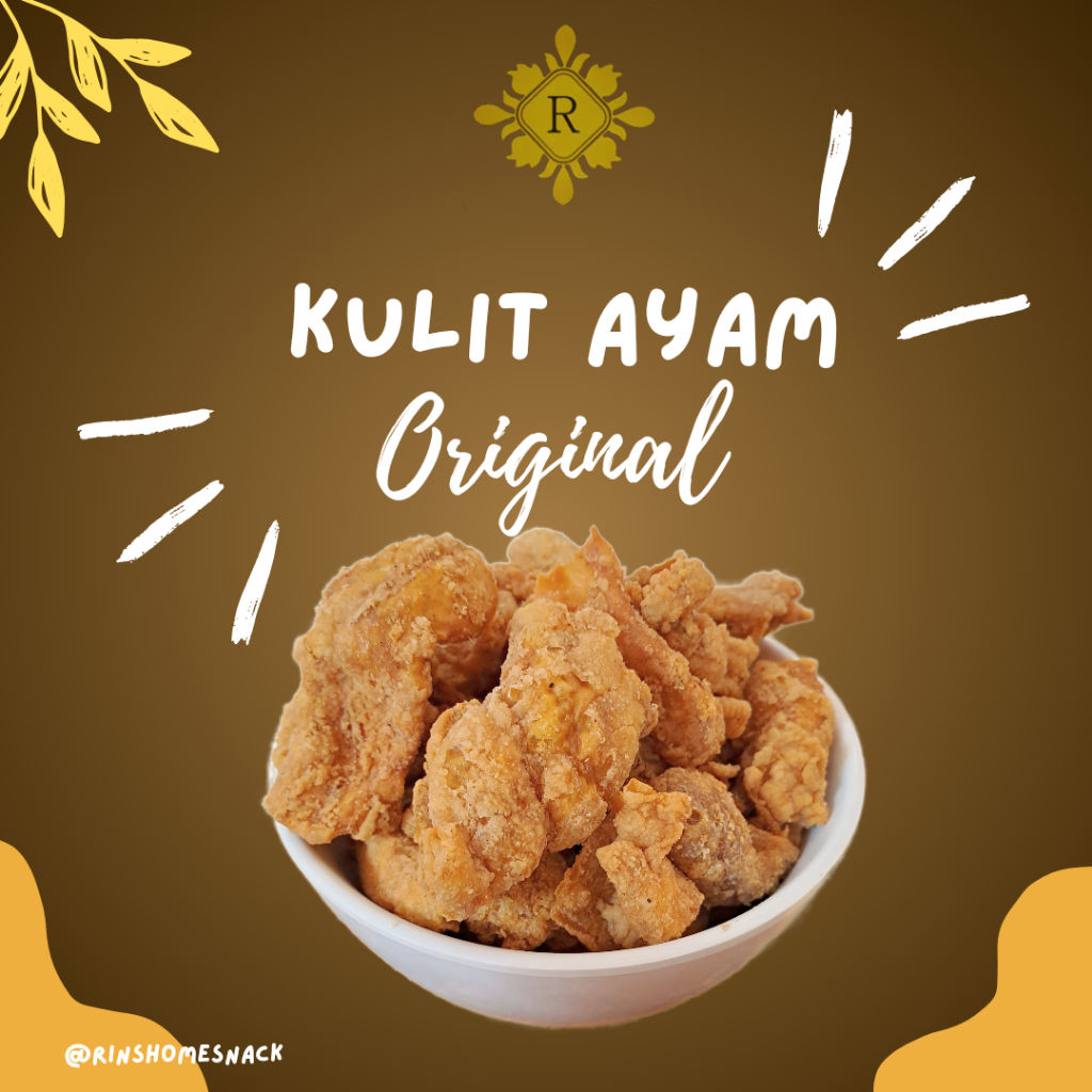 

kripik kulit ayam crispy 250 gram