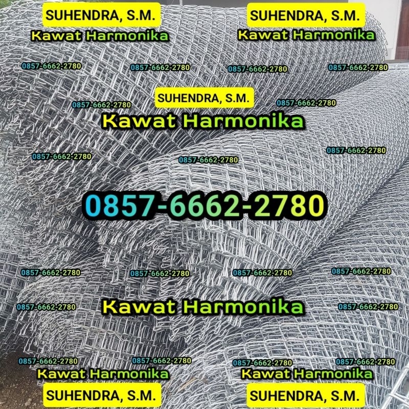 Kawat Harmonika Galvanis Per Roll T1 x P15 Mtr Harga Bersaing