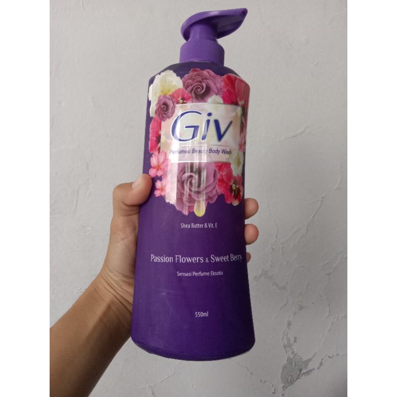 giv sabun mandi cair botol pump 550ml