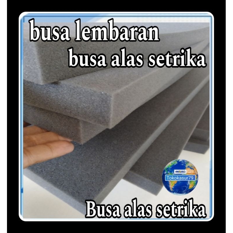 Busa alas setrika/BUSA HITAM/busa alas setrika 3cm/busa lembaran /busa alas gosok/busa hitam/alas se