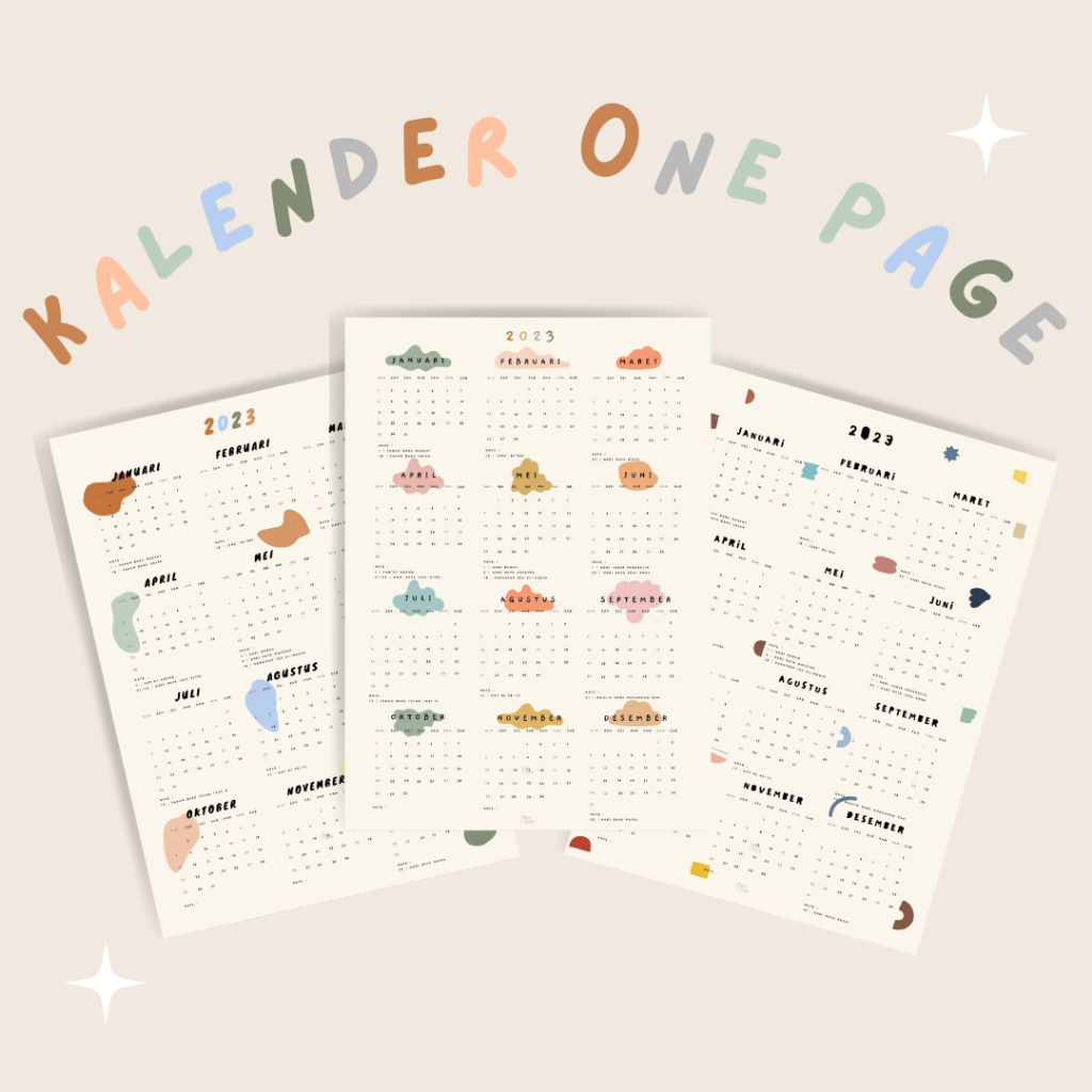 

Kalender Dinding 2025 - A3 - Kalender One Page 2025