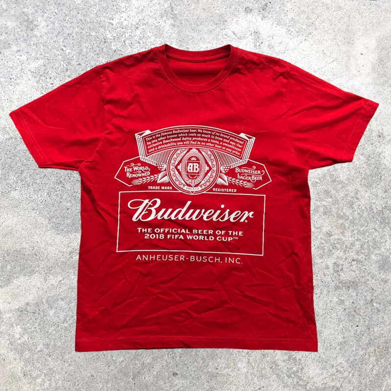 Kaos budweiser Fifa world Cup 2018 second
