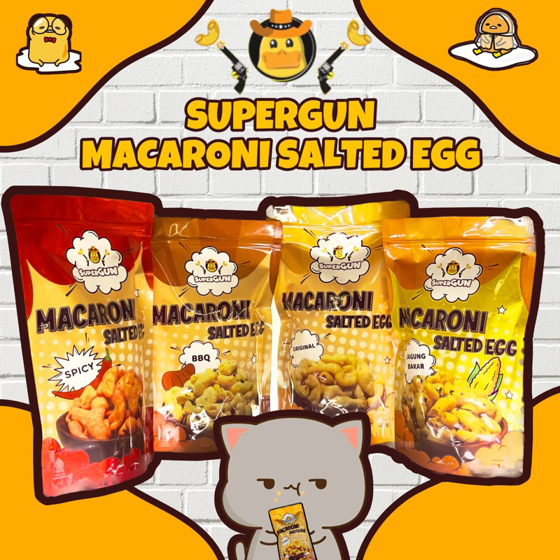 

MAKARONI SUPERGUN SALTED EGG (ALL FLAVORS) 600g