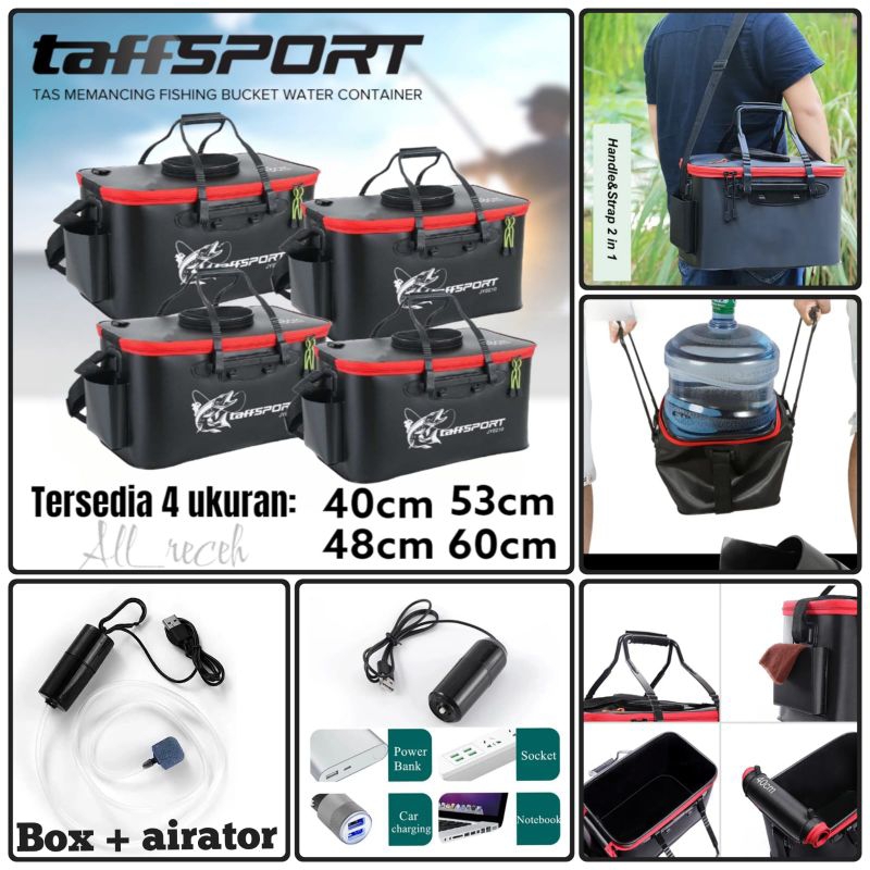 box pancing/kotak pancing/box pancing udang idup/pancing/tas pancing/box pancing 40cm