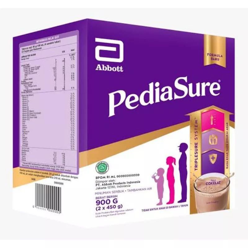 

Pediasure Triplesure Cokelat 900Gram (2x450Gram)