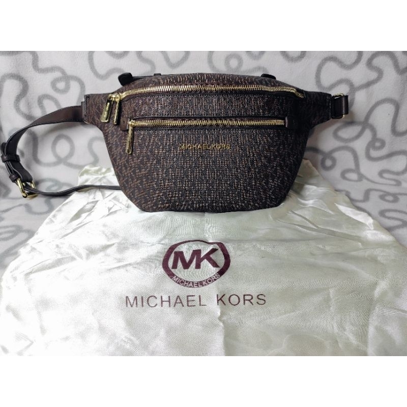 TAS PINGGANG MK/ MICHAEL KORS BUMBAG COFFEE