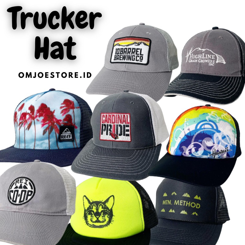 Topi Trucker USA 🇺🇸 Topi Second brand USA American sport