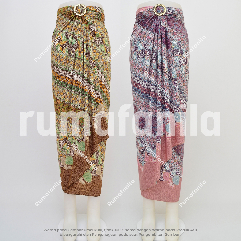 Kain Lilit Batik Premium Bawahan Kebaya Wisuda Jumbo Rok Batik Lilit Modern Pakaian Tradisional Pest