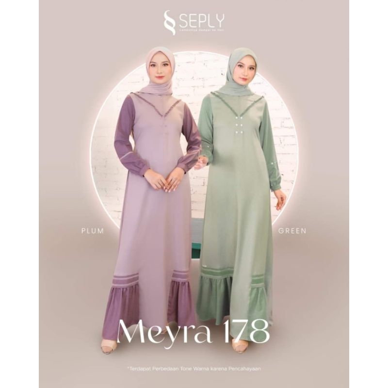 Seply Meyra 178 Green / Seply Meyra 178 Plum / Gamis Muslim EThica Seply
