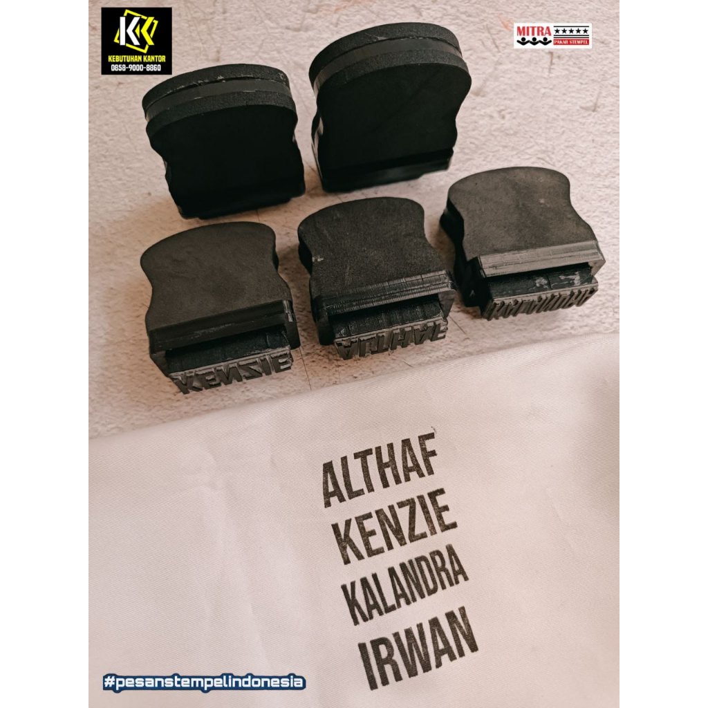 

Jual Stempel Kain Custom Stempel Anti Luntur Stempel Sablon Spunbond