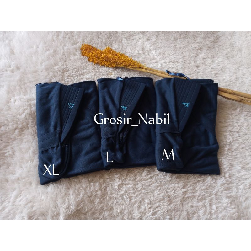 Jilbab Anak Sekolah Navy Serut Tertutup Innova TK SD SMP SMA