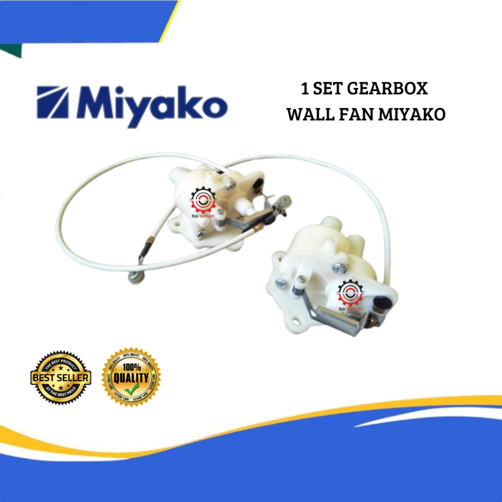 1 SET GEARBOX + TARIKAN KAWAT WALL FAN KIPAS ANGIN MIYAKO 12 - 14 - 18 INCH