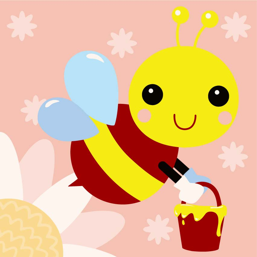 

RK TweedyToys - Paint By Number Children Canvas Painting / Set Kanvas Lukis Anak / Part 4