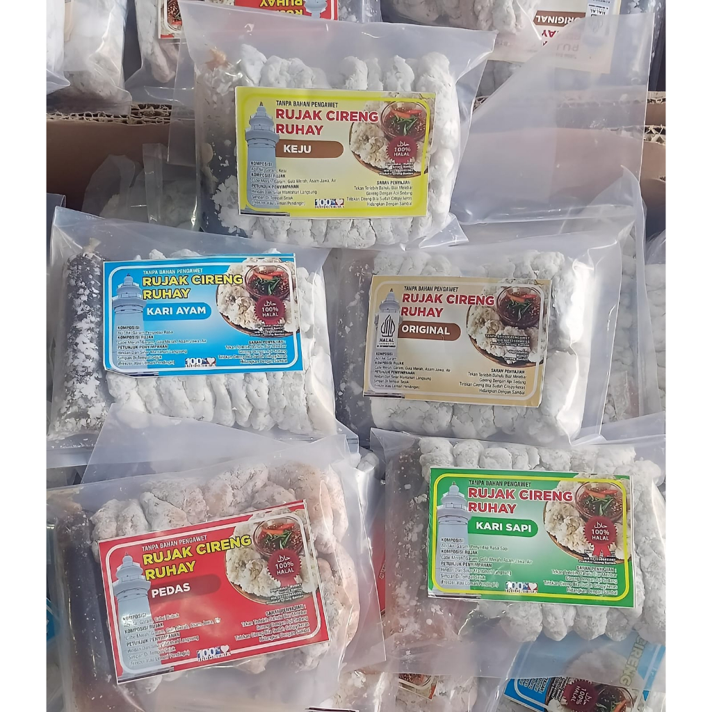

Rujak cireng Ruhay isi 20pcs Sambal Petis Original