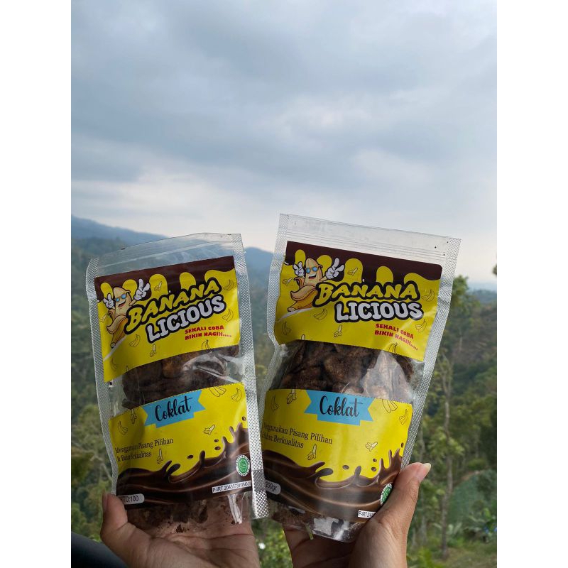 

✅(Viral~Termurah) KERIPIK PISANG CARAMEL COKLAT 100gr