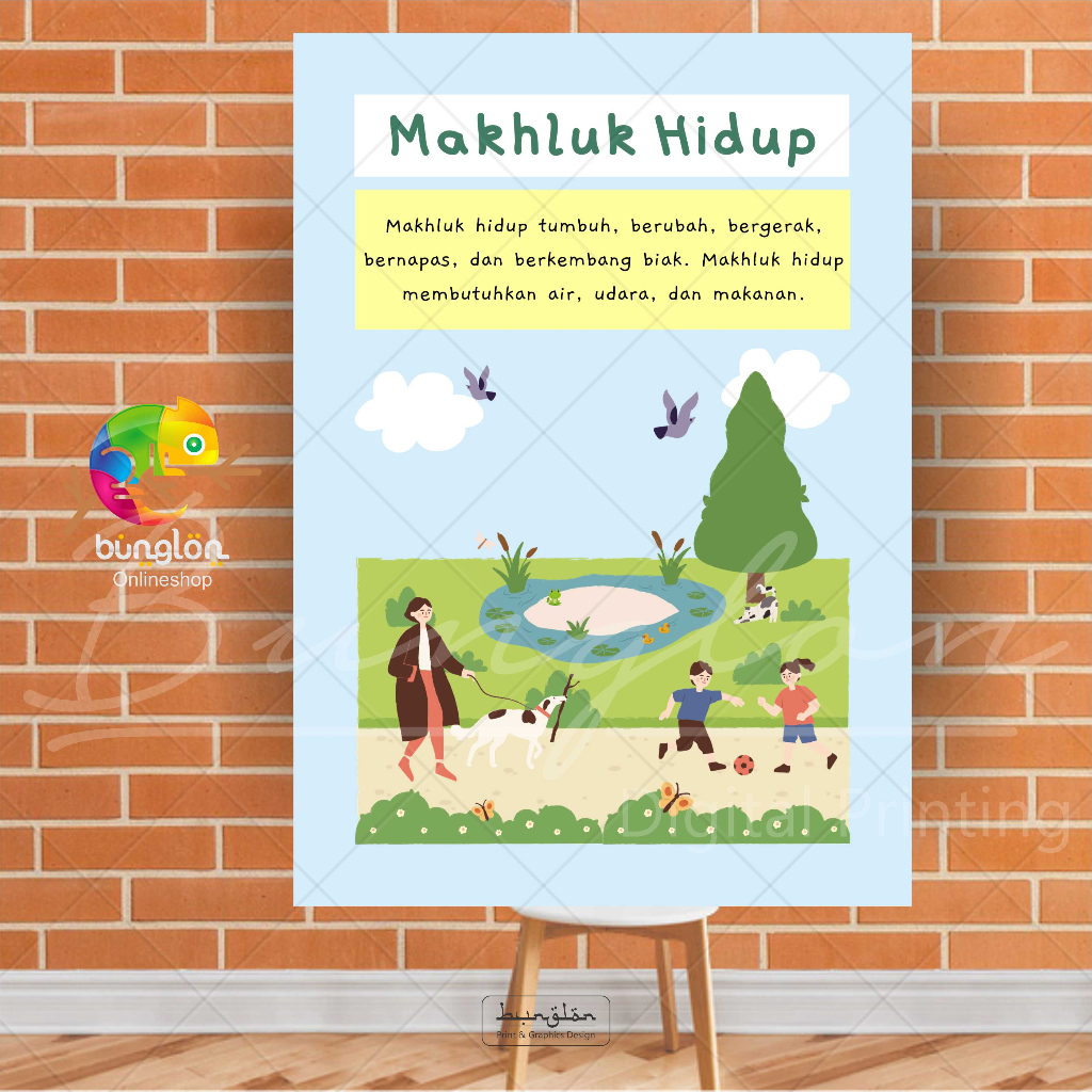 

Poster Edukasi Makhluk Hidup