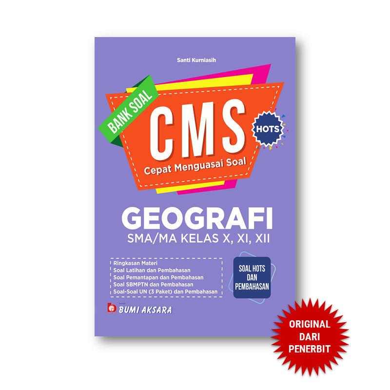 Cepat Menguasai Soal Geografi SMA MA - CMS