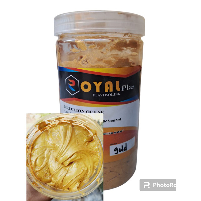 

Tinta Plastisol ROYALPLAS Gold &1Kg