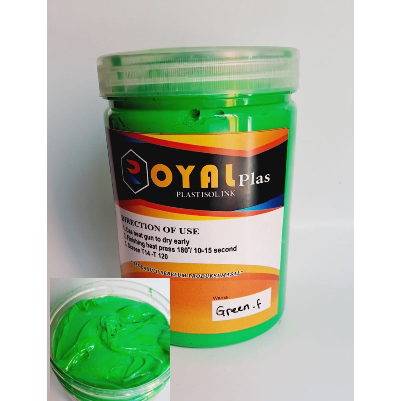 

Tinta Plastisol ROYALPLAS FL Green @1Kg