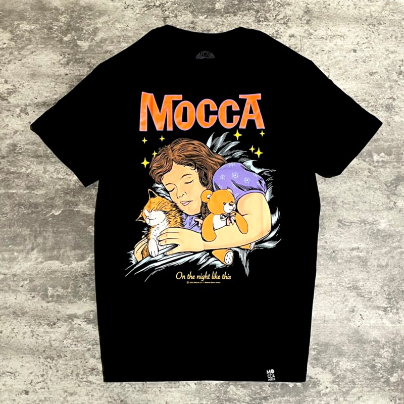 noov music merch Mocca - On The Night Like This Tshirt - Black | Original Merchandise Kaos Pria