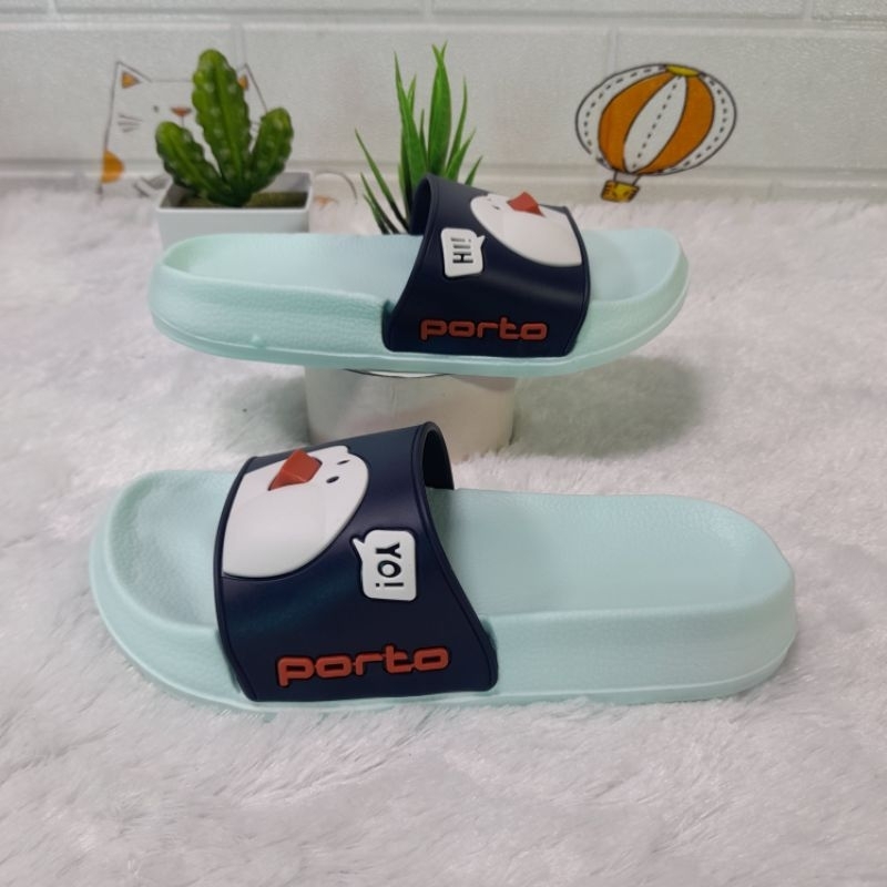 Sandal anak perempuan slop karakter bebek 30-35 1023