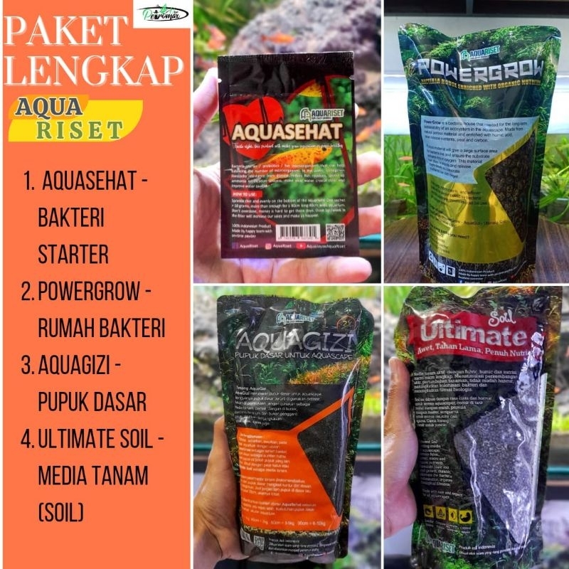 PAKET AQUASCAPE MEDIA TANAM 4 IN 1