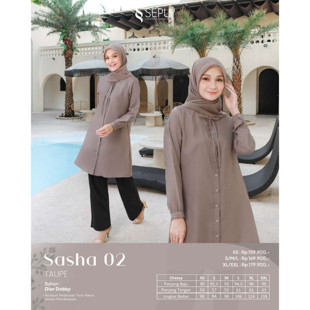 TUNIC SEPLY SASHA 02 TAUPE