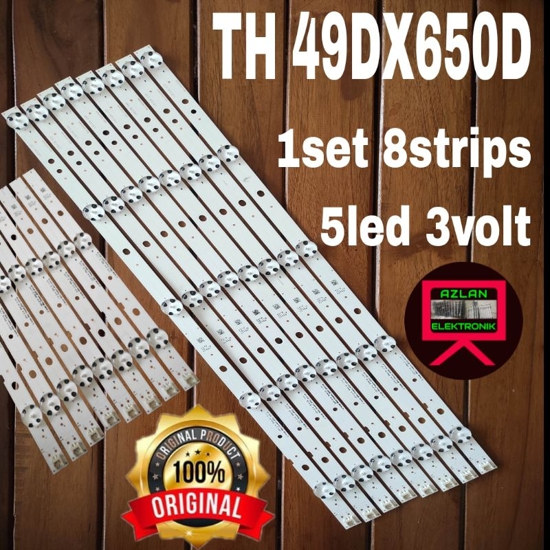 BACKLIGHT LED TV PANASONIC 49" TH 49DX650D 5LED 3VOLT