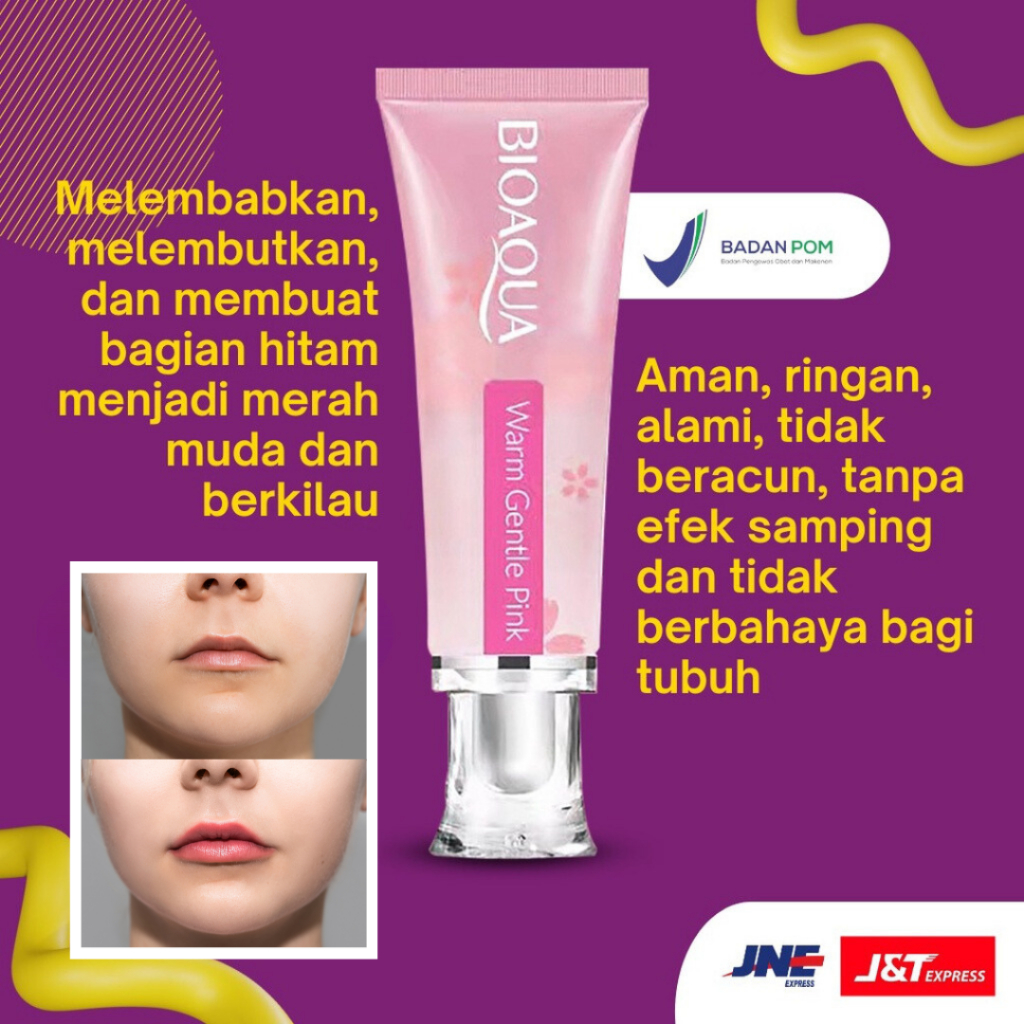 BIOAQUA NENHONG Pink Gentle Gel Cream Krim Pemerah Pemutih Pencerah Bibir Putih Payudara Selangkanga