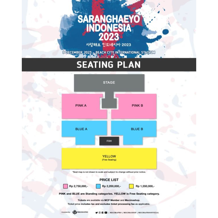 Tiket Konser Saranghaeyo Indonesia at Beach Ancol Stadium
