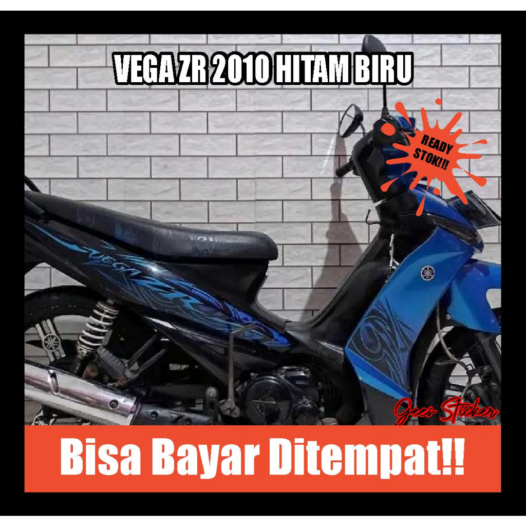 striping vega zr 2010 hitam biru