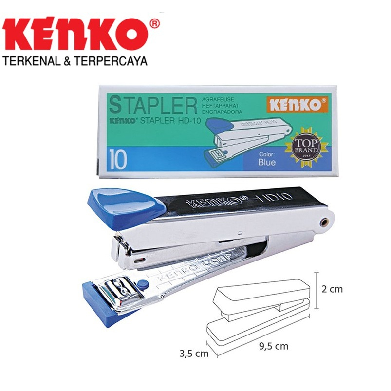 

Stapler Kenko HD 10 / Mesin Staples Tangan HD10 Kecil / Alat Strapler Hecter / Stepler Kertas HD-10