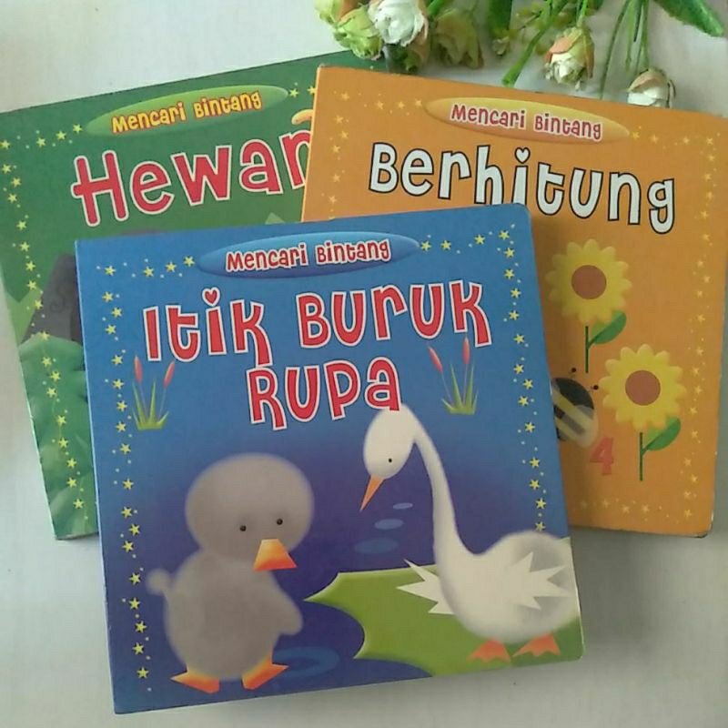 boardbook anak Mencari Bintang  preloved