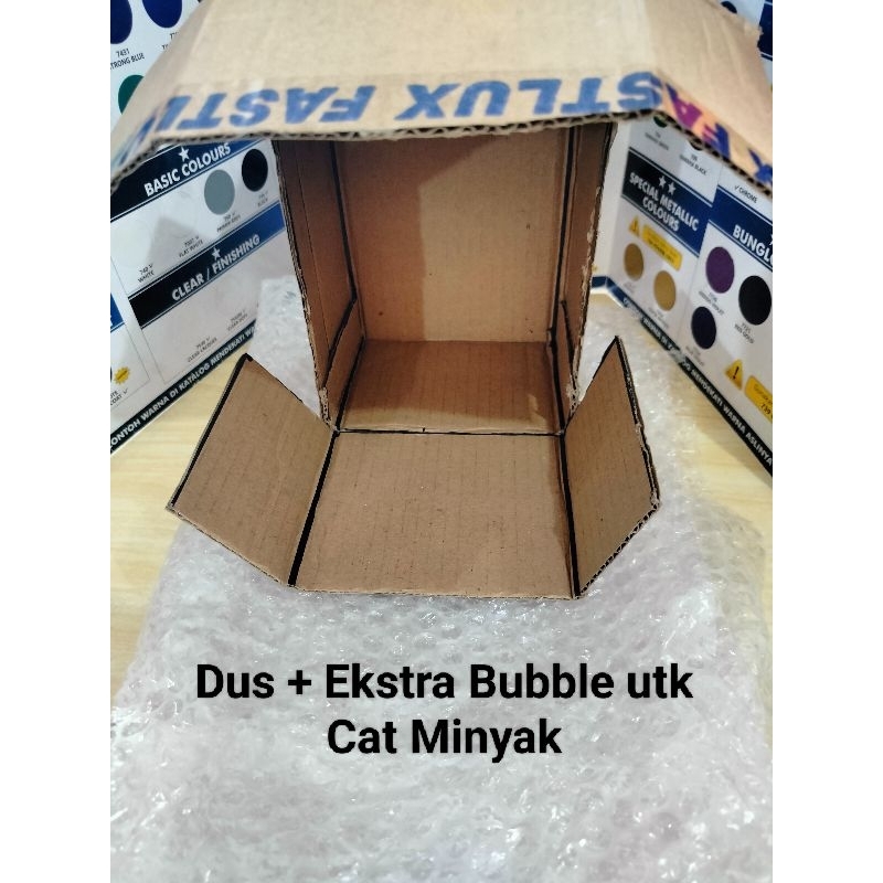 

Dus + Ekstra Bubble utk tempat Cat Minyak