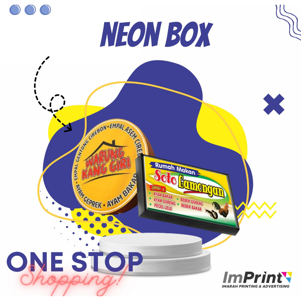 NEON BOX ACRYLIC TERMURAH PALEMBANG/NEON BOX CUSTOM/GRATIS DESAIN/CUSTOM UKURAN/CUSTOM DESAIN