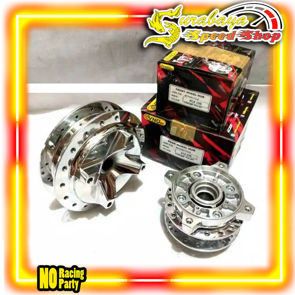 VND Racing Tromol Set Depan Belakang PCX 150 Lokal Original