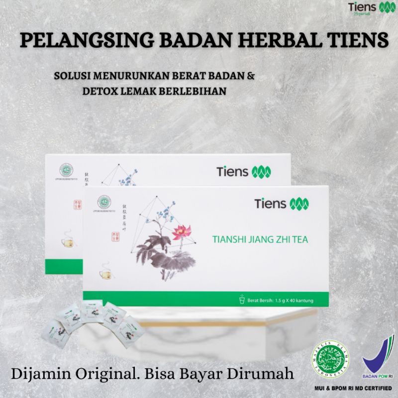 

Teh Pelangsing herbal jiang zhi tea tiens