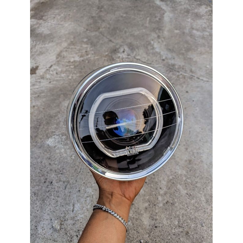 headlamp tiger barong set biled 3inch AES TURBO GEN 2 PREMIUM lampu depan tiger new set biled AES TU