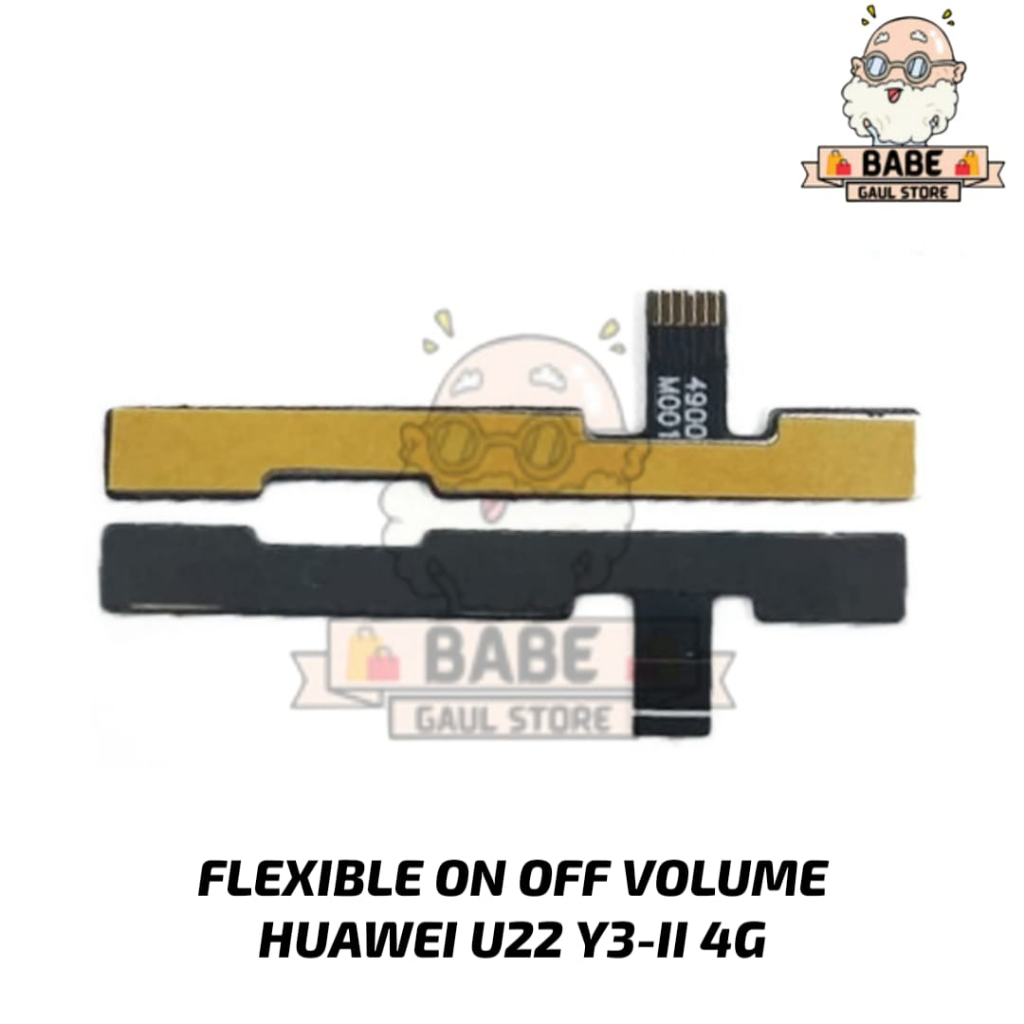 FLEXIBLE ON OFF HUAWEI U22 Y3-II 4G Y3II FLEX TOMBOL POWER SWITCH VOLUME