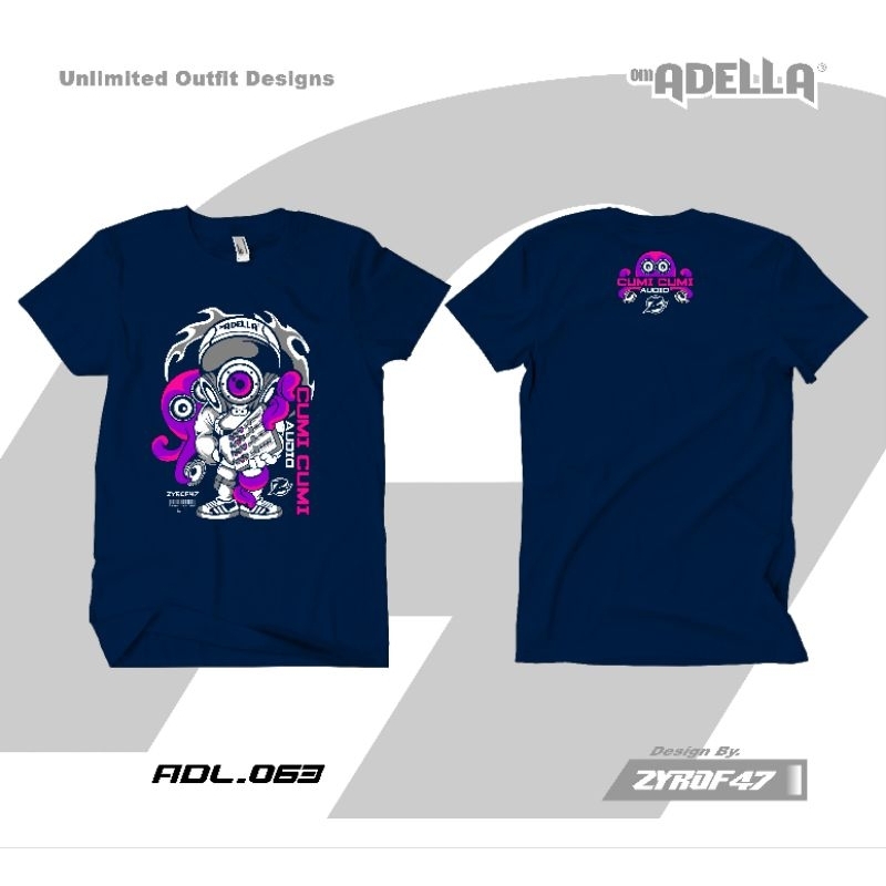 Kaos Adella Original  by Zyrof Kode-063