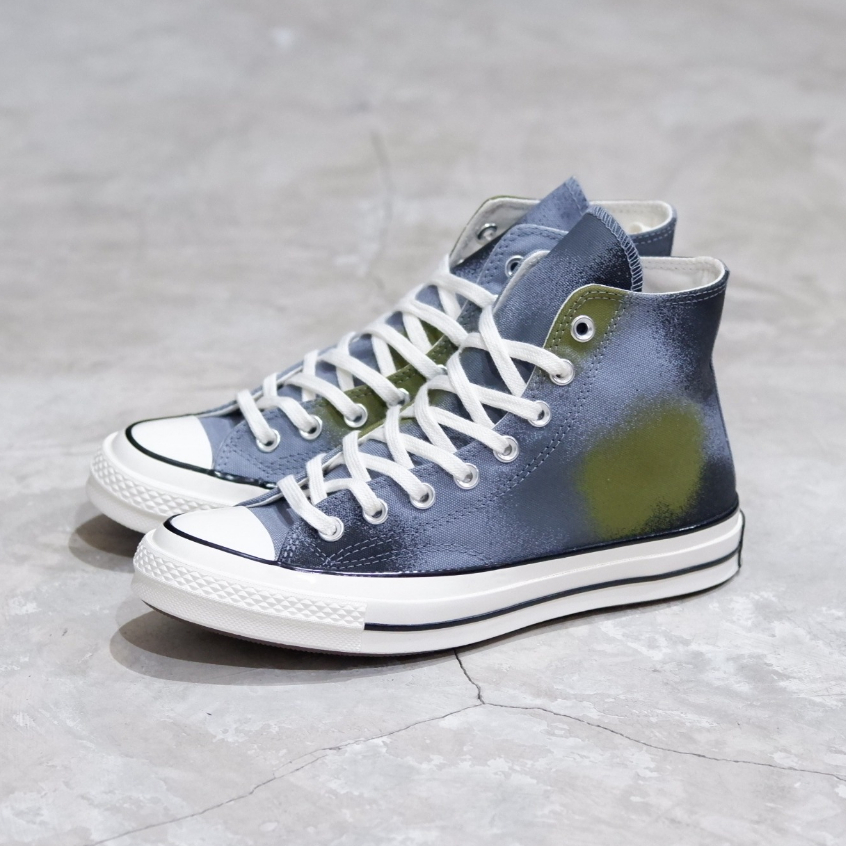 CONVERSE CHUCK TAYLOR 1970S HI SPRAY PAINT GREY CT 70S CT 70