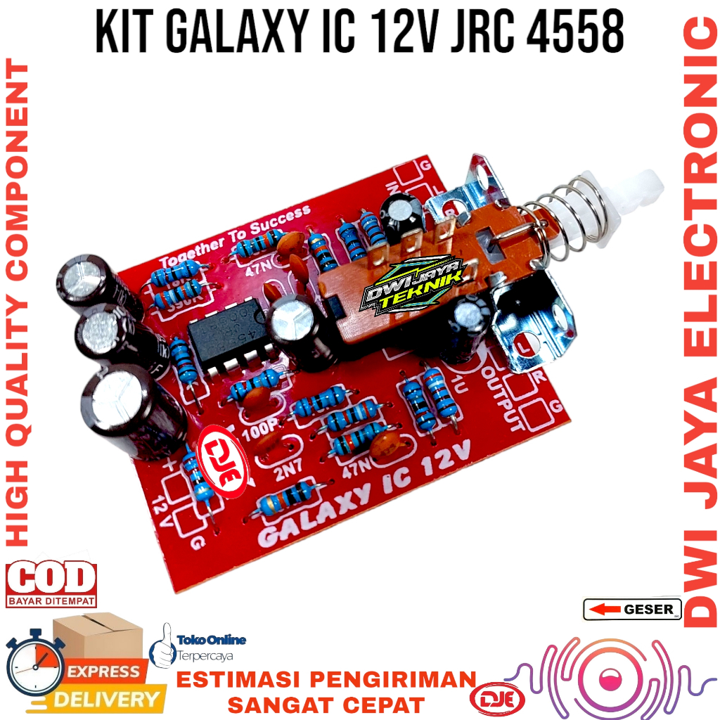 Kit Galaxy IC JRC 4558 Active Loudness