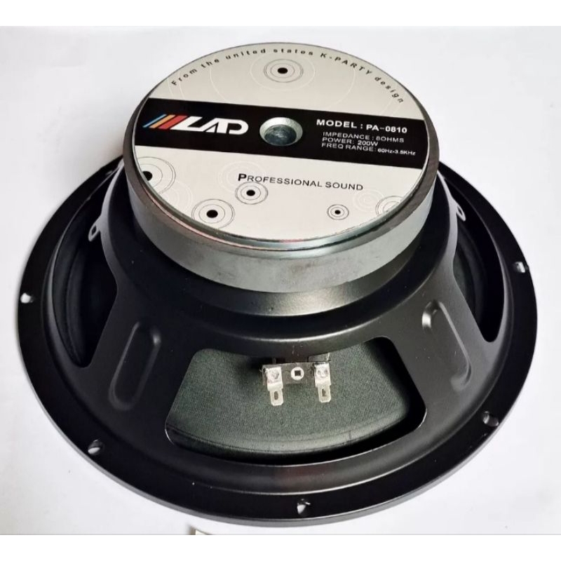 speaker middle 10 inch LAD tipe PA-0810 250Watt