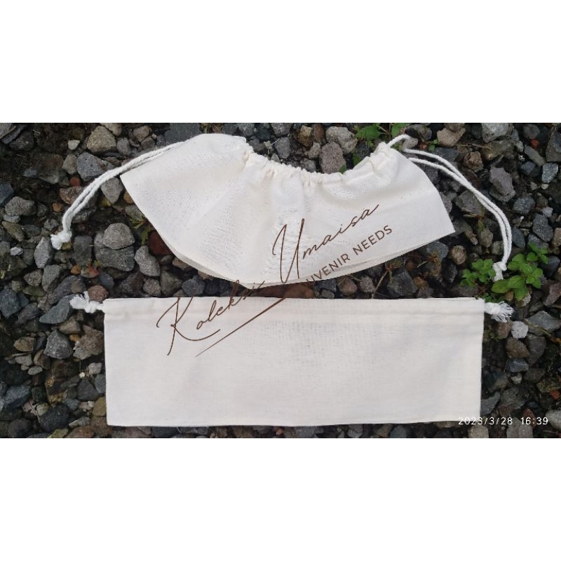 

kantong serut tutup tas hampers