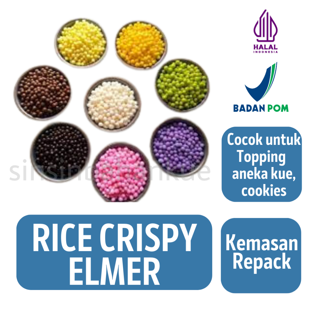 

Crispy Ball, Topping Crispy Elmer Kemasan Repack