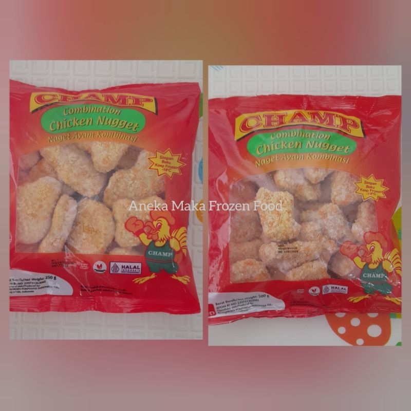 

Champ Nugget Ayam Kombinasi 250-500gr